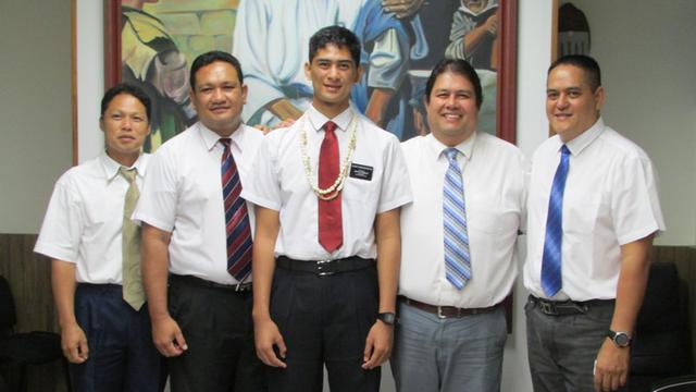 Présidence de Pieu et Bishop LEE de Matavai